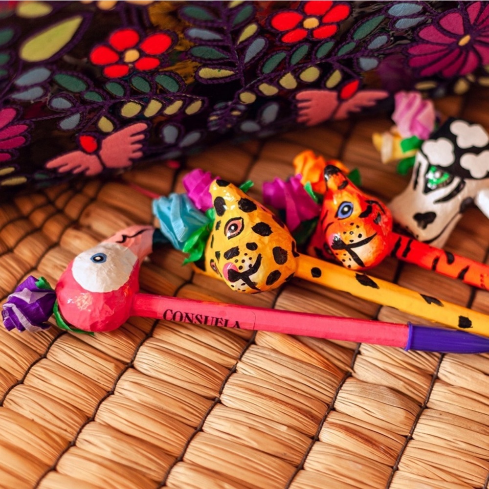Consuela Paper Mache Refillable Ink Pen - Picture 6 of 12